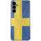 Sweden Flag Distressed Galaxy S24 Plus Clear Case